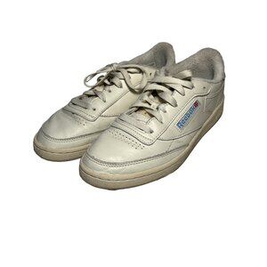 Reebok Women's Club C 85 Blue and White Shoes Size 9